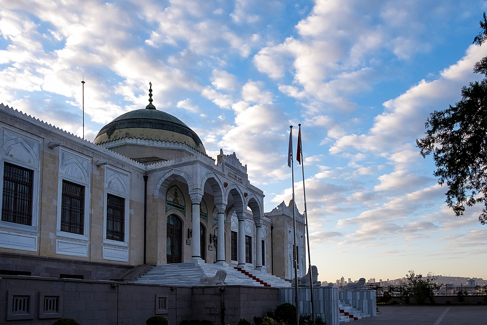 Exterior of the Ethnography Museum, dedicated to the cultures of Turkic civilizations, built between 1925 and 1928, Ankara, Anatolia, Turkey, Eurasia