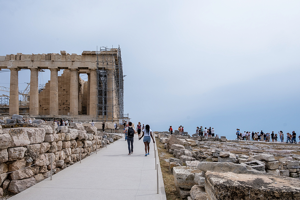 View of the Acropolis, UNESCO World Heritage Site, Athens, Greece, Europe