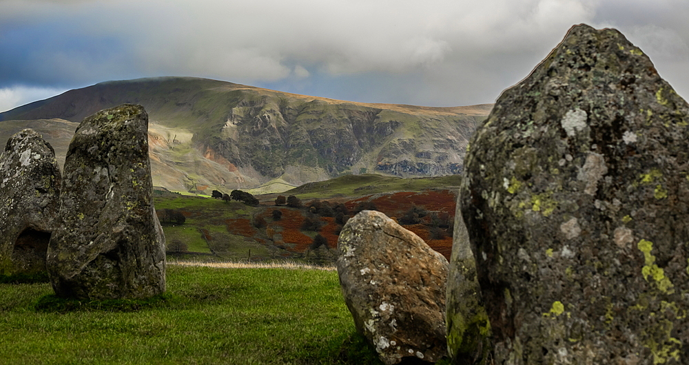 Castlerigg Stone Circle, Prehistoric monument near Keswick, Lake District National Park, UNESCO World Heritage Site, Cumbria, England, United Kingdom, Europe