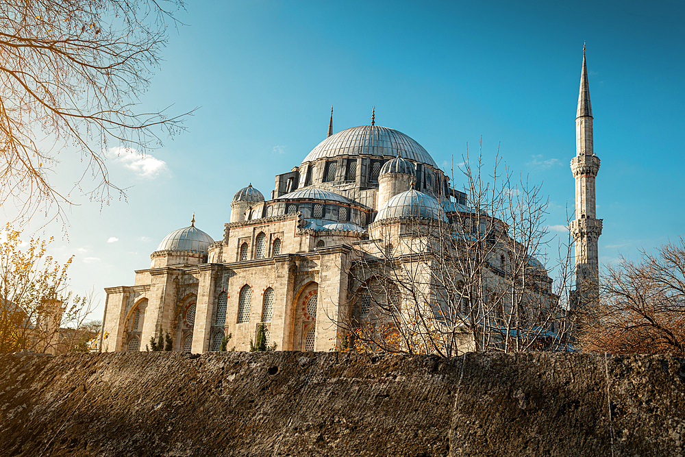 Shehzade Mosque at sunset, Istanbul, Turkey, Europe