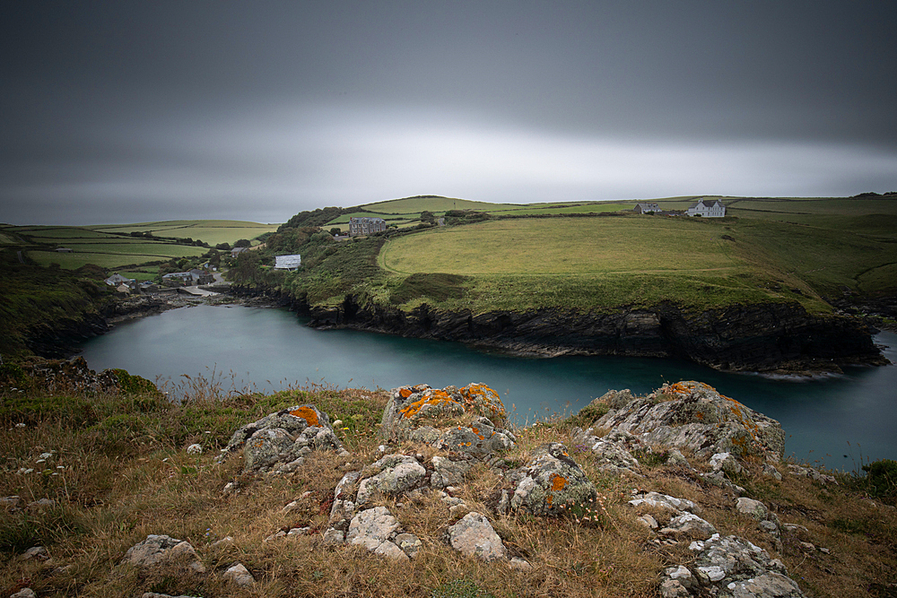 A view of Port Quinn, Cornwall, England, United Kingdom, Europe