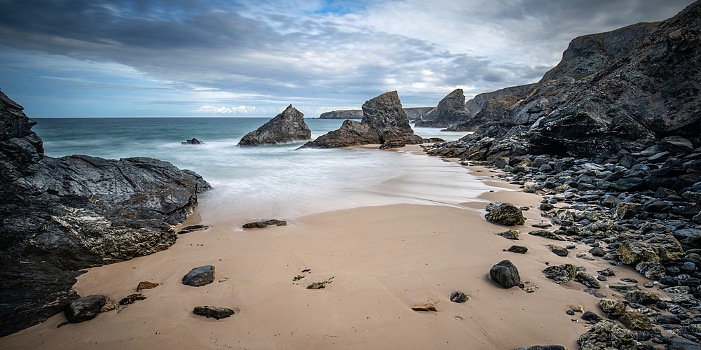 Bedruthan Steps, Cornwall, England, United Kingdom, Europe