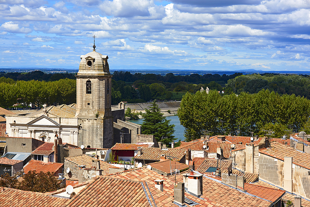 Rooftops and Eglise Saint Julien, Arles