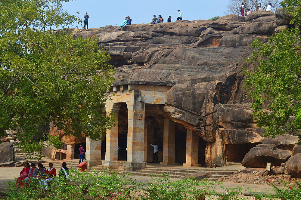 Udayagiri and Khandagiri caves located in the outskirt of Bhubaneswar capital of,Odisha these caves were made around 1st and 2nd century BC.King Kharavela of Kalinga dynasty built these caves for Jain monks to provide them a place to rest and meditate.