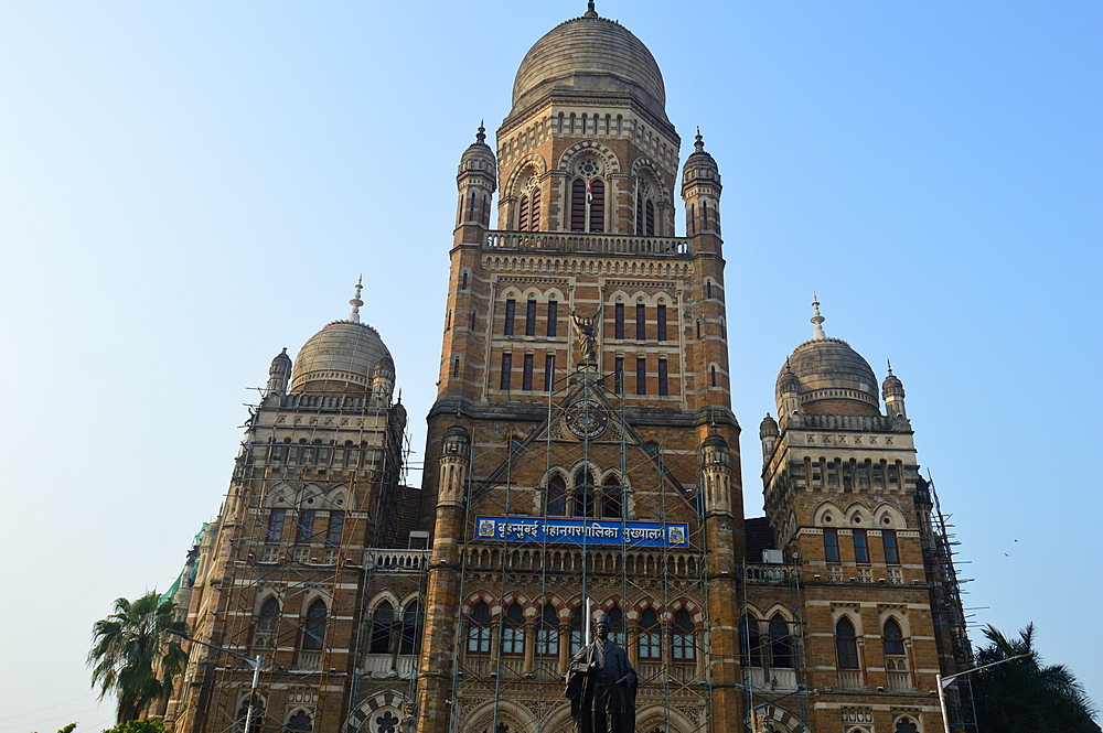 The Brihanmumbai Municipal Corporation (BMC) office building Mumbai city India.