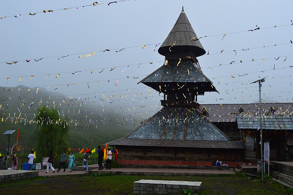 Prashar Rishi Temple, a significant spiritual and architectural site located near Mandi, Himachal Pradesh India.