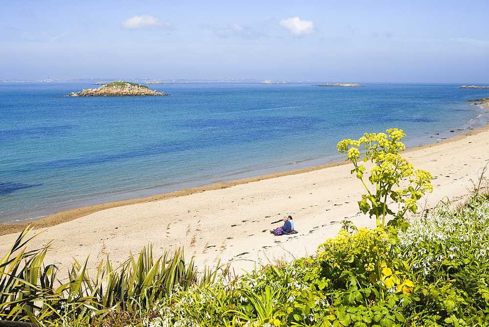 Fisherman's Beach, Herm island, Bailiwick of Guernsey, British Crown dependency, English Channel, Europe