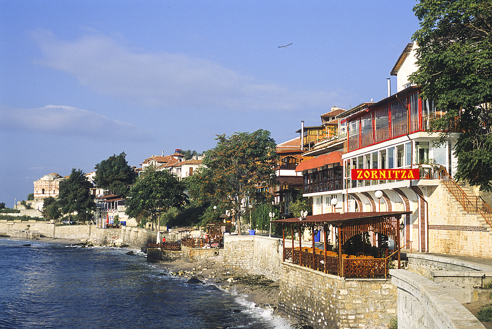 Sea front, Nesebar, Black Sea coast, Bulgaria, Europe