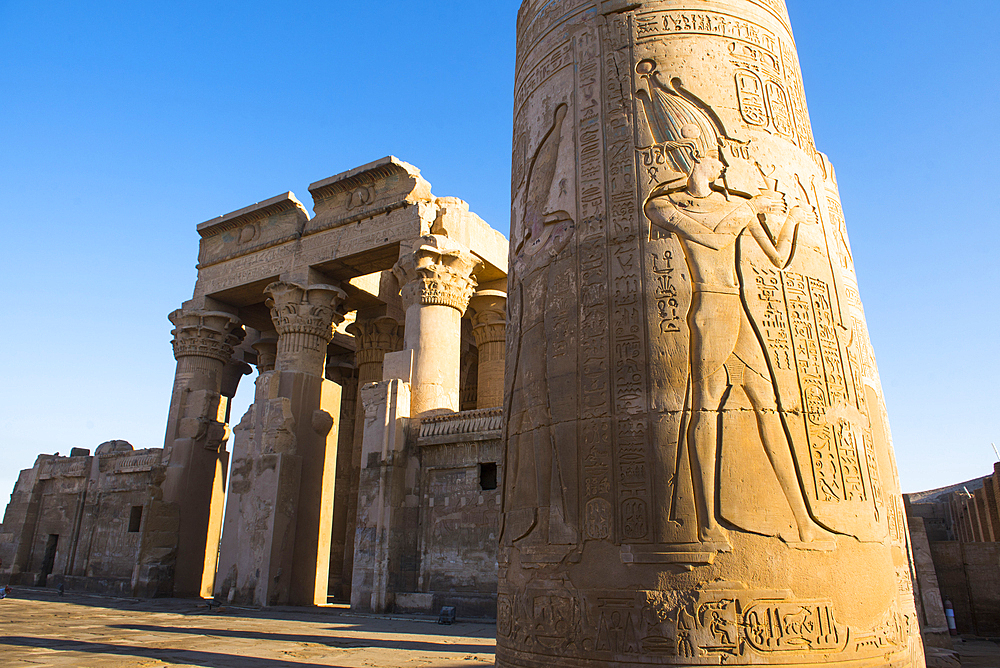 Temple of Kom Ombo dedicated to gods Sobek and Haroeris, Egypt, Northeastthern Africa