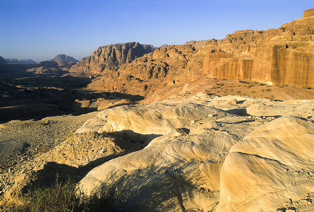 Landscape around Petra, Jordan, Middle East