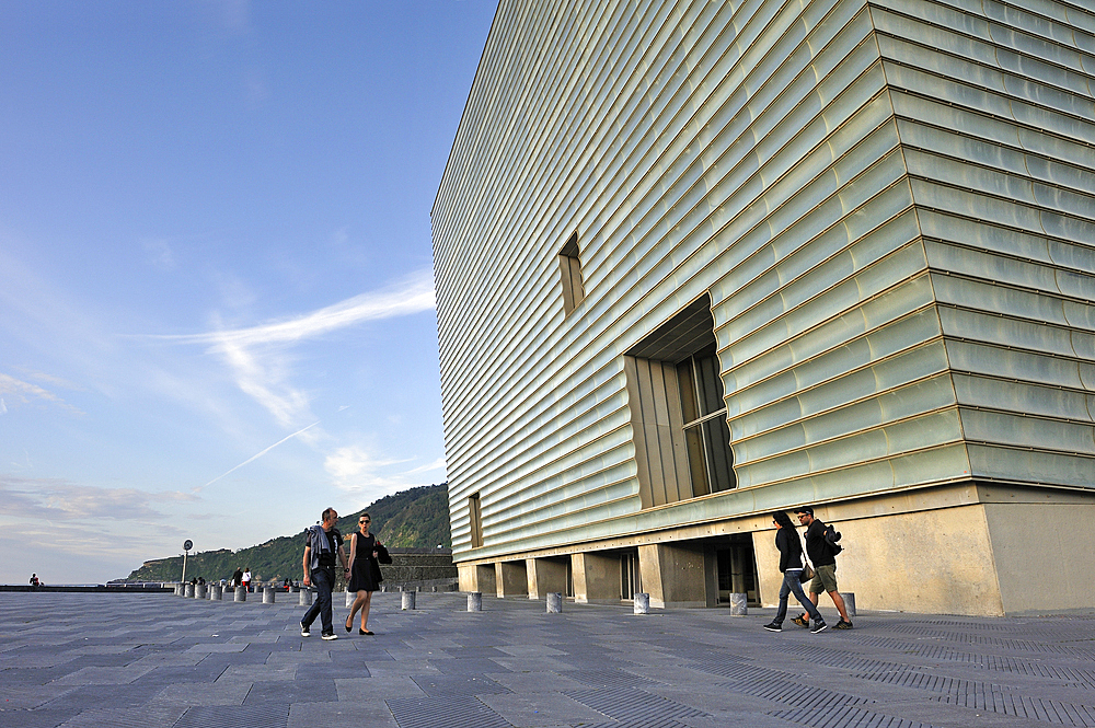 Kursaal Congress Centre and Auditorium by Spanish architect Rafael Moneo, San Sebastian, Bay of Biscay, province of Gipuzkoa, Basque Country, Spain, Europe