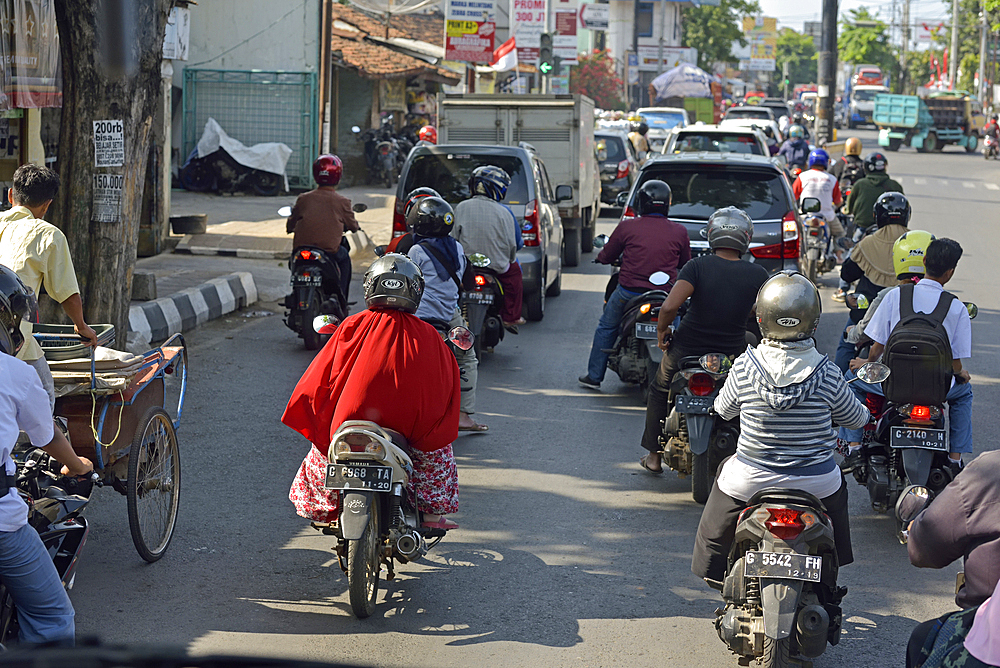 Street of Pekalongan, Java island, Indonesia, Southeast Asia, Asia