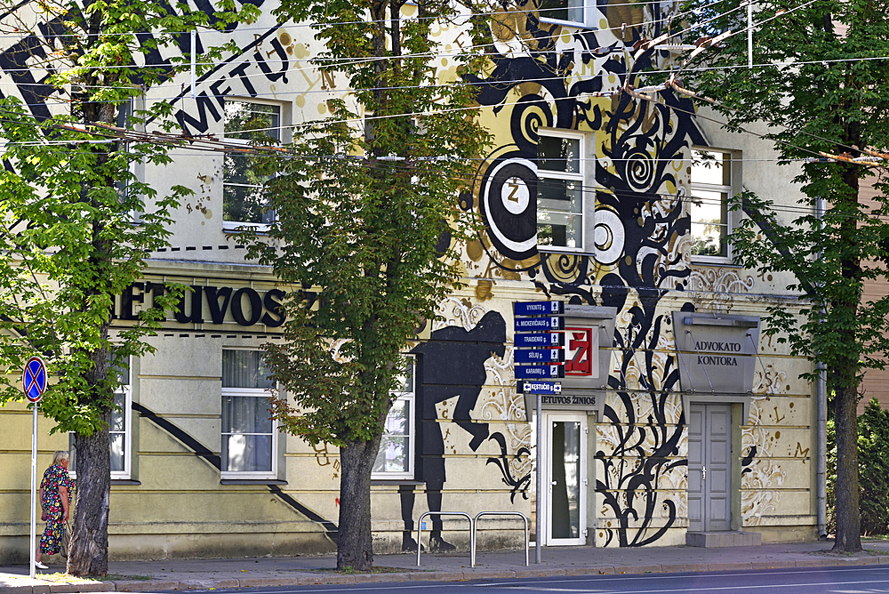 Building in Zverinas district, Vilnius, Lithuania, Europe