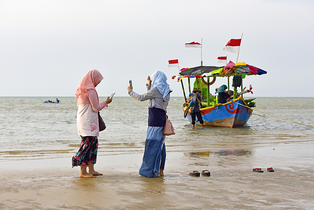 Karangjahe Beach near Lasem, Java island, Indonesia, Southeast Asia, Asia