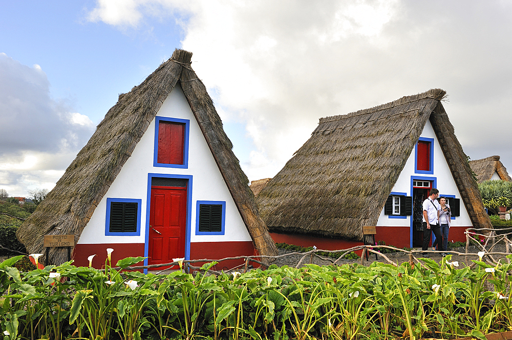 traditional house of Santana,Madeira island,Atlantic Ocean,Portugal