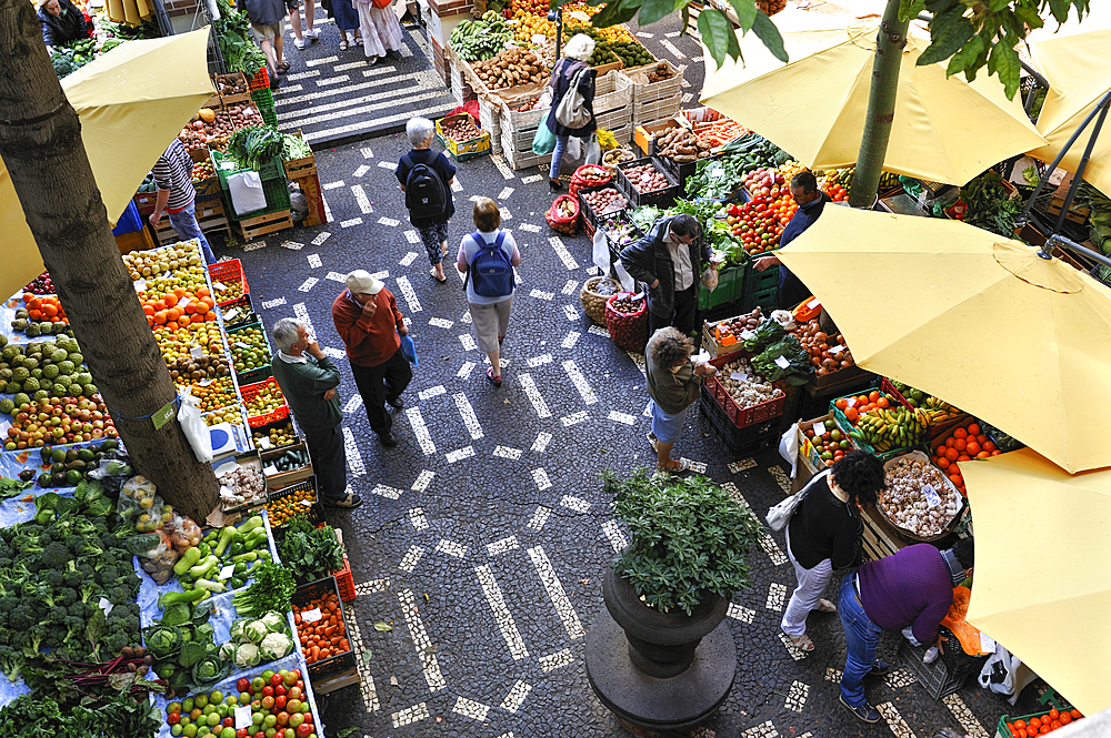 farmers Market Hall,Funchal,Madeira island,Atlantic Ocean,Portugal