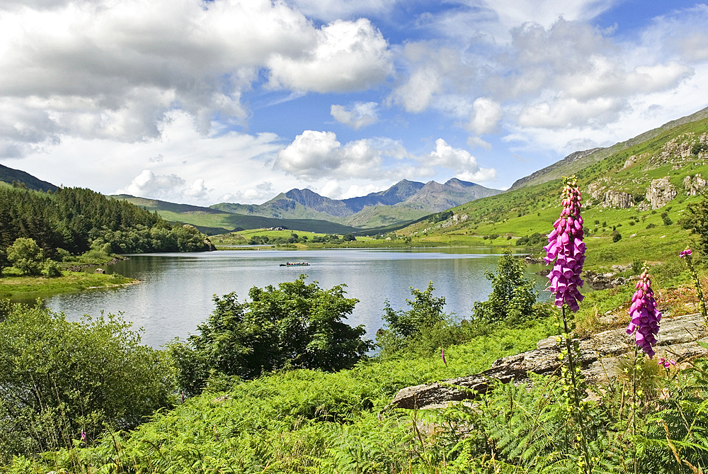 Lake in Snowdonia National Park (Eryri), Wales, United Kingdom