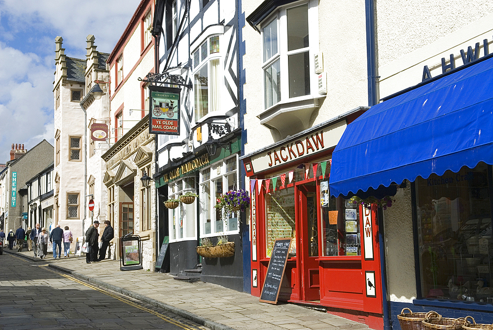 Street of Conwy, Wales, United Kingdom