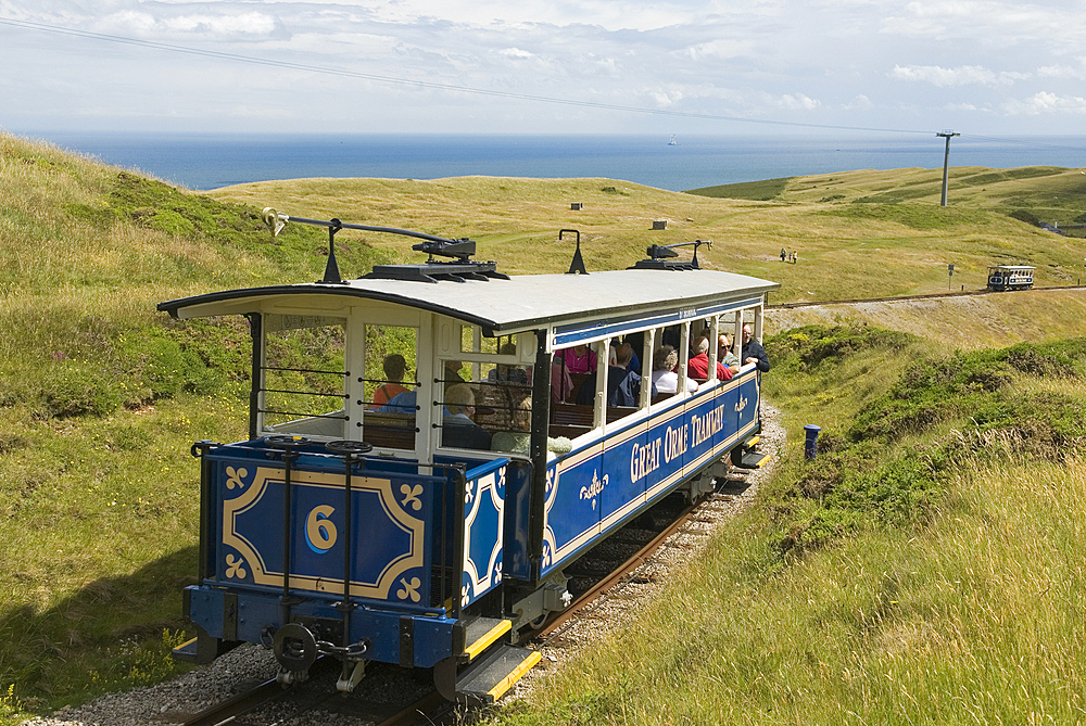 Great Orme Tramway,Llandudno,Wales,United Kingdom,Great Britain,Europe