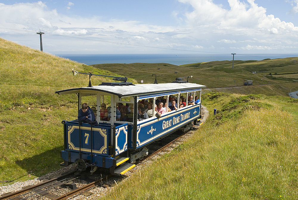 Great Orme Tramway, Llandudno, Clwyd, Wales, United Kingdom