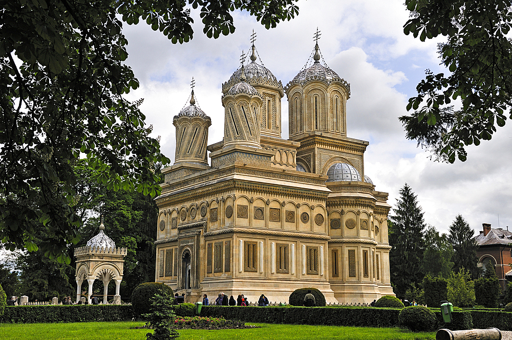 Romanian Orthodox Cathedral of Curtea de Arges, Arges, Romania