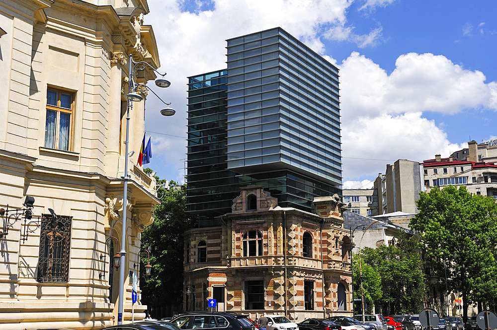 Architects office building on Revolution Square, Bucharest, Romania