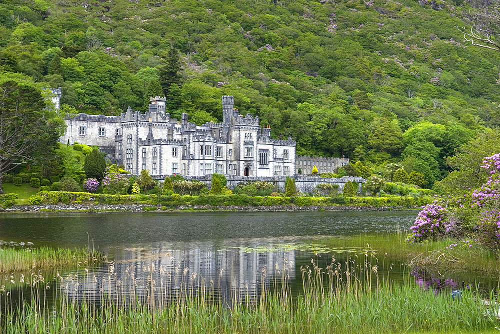 Kylemore Abbey,Benedictine monastery in connemara,County Galway,Ireland,Western Europe