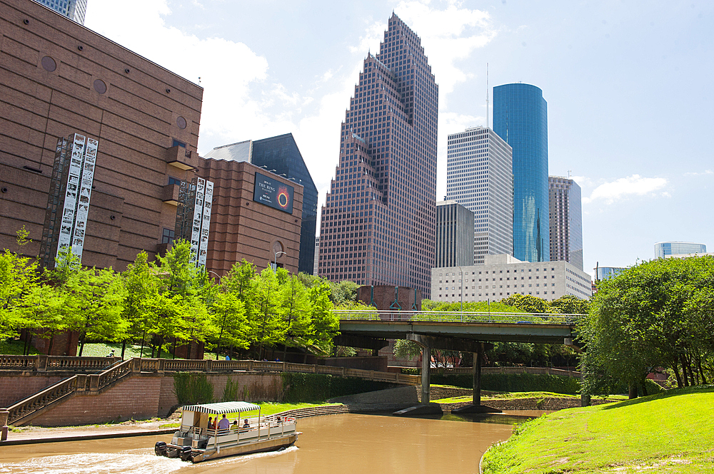 Buffalo Bayou River, Downtown Houston, Texas, United States of America