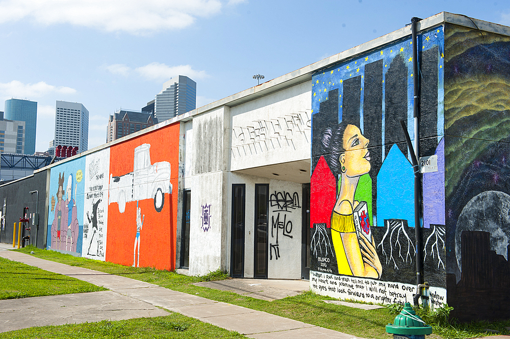 Murals by Blanco, East Downtown Houston, Houston, Texas, United States of America