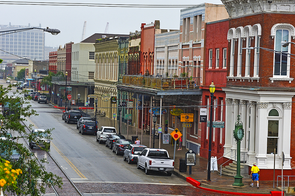 The Strand Historic District, City of Galveston, Galveston island, Gulf of Mexico, Texas, United States of America