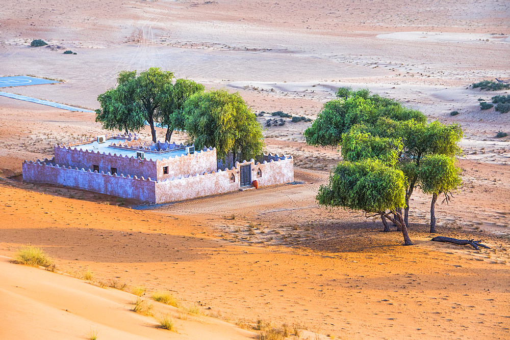 Villa at The Thousand Nights Camp in the Sharqiya Sands, formerly Wahiba Sands, desert region, Sultanate of Oman, Arabian Peninsula