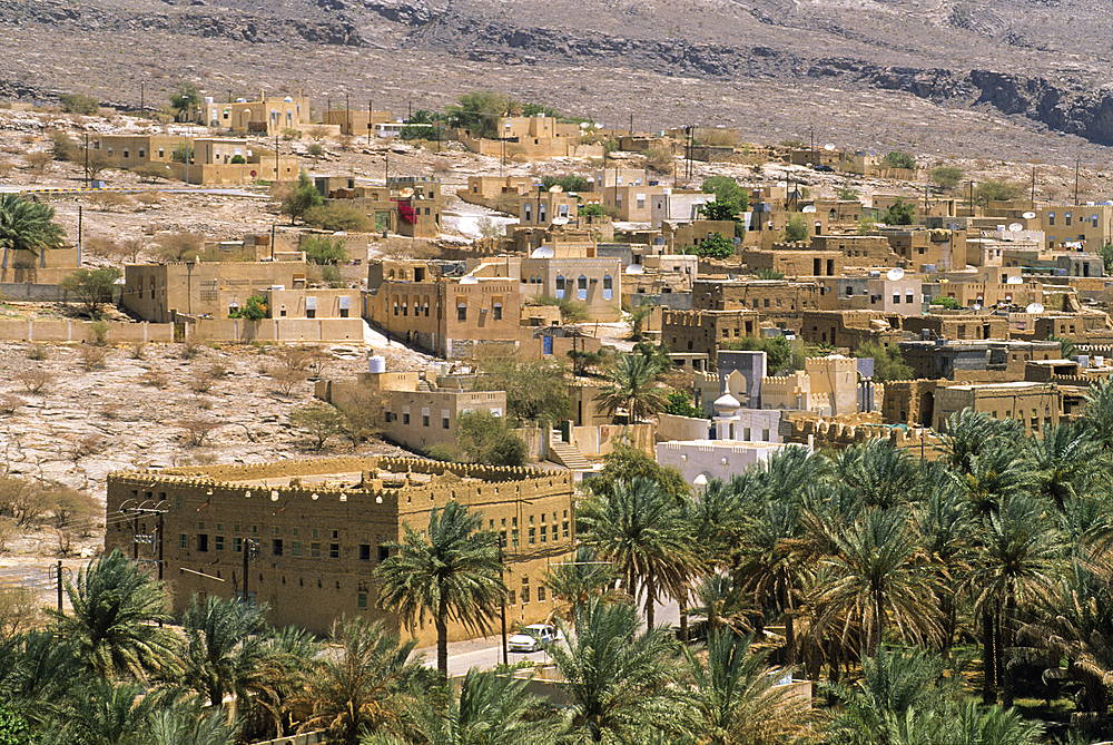 Al-Hamra village, Akhdar Jebel, Sultanate of Oman, Arabian Peninsula