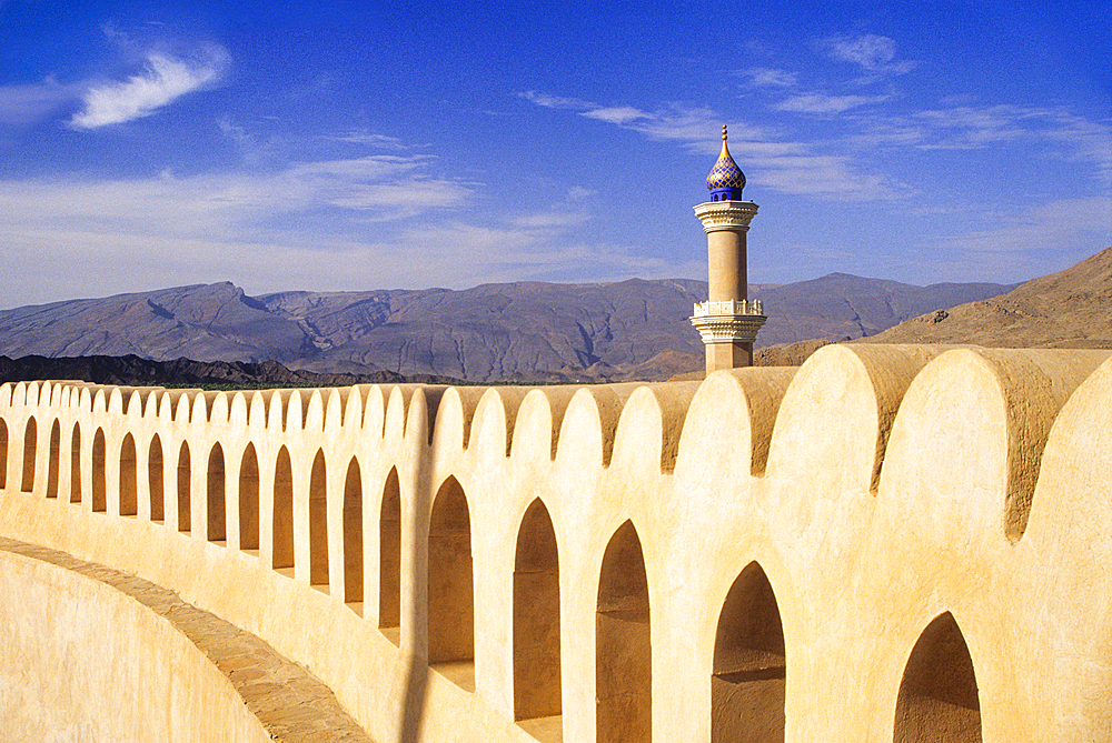 Fortress and mosque of Nizwa, Sultanate of Oman, Arabian Peninsula