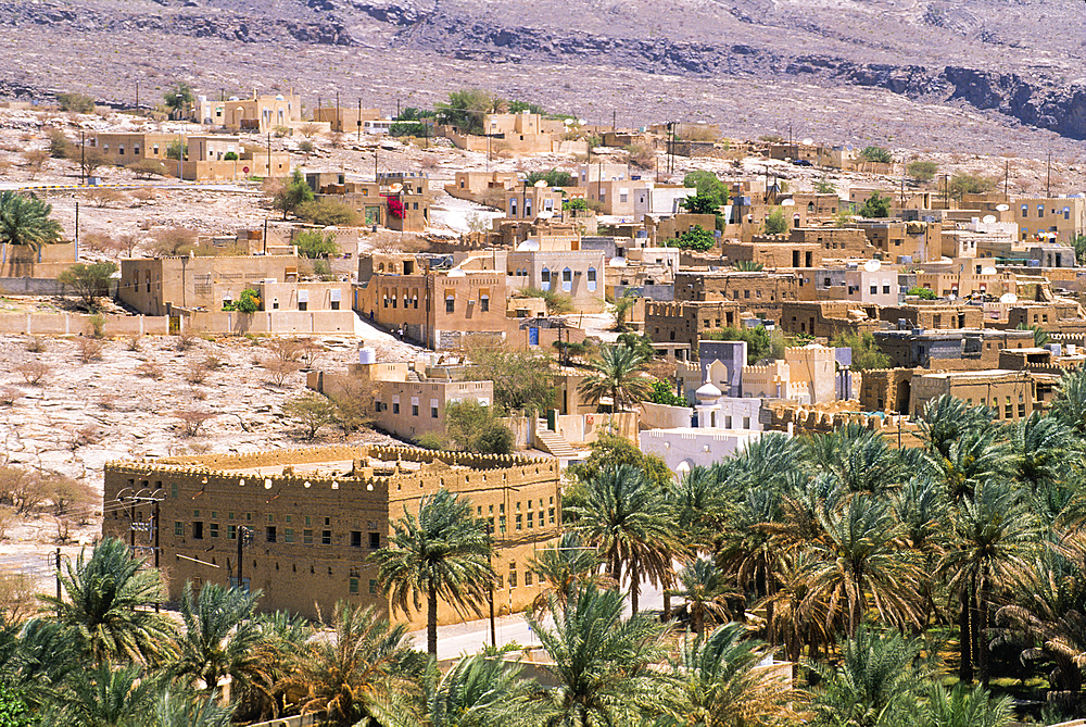 Al-Hamra village, Akhdar Jebel, Sultanate of Oman, Arabian Peninsula