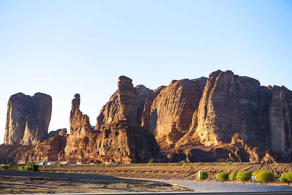 Mountain roch formation around AlUla, Medina Province, Saudi Arabia, Middle East