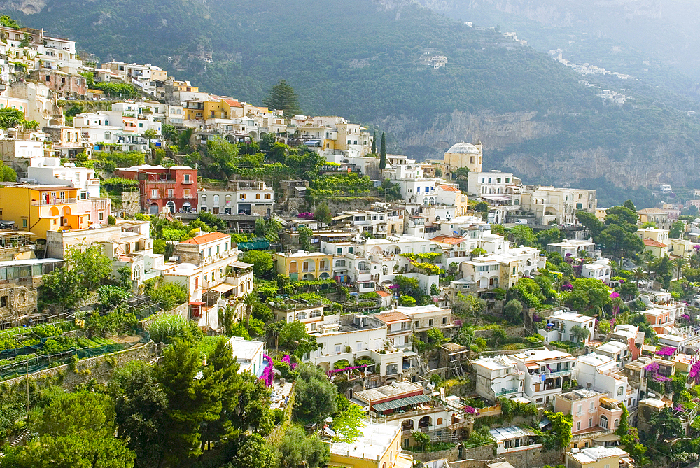 Positano, Amalfi Coast, UNESCO World Heritage Site, Province of Salerno, Campania region, Italy, Europe