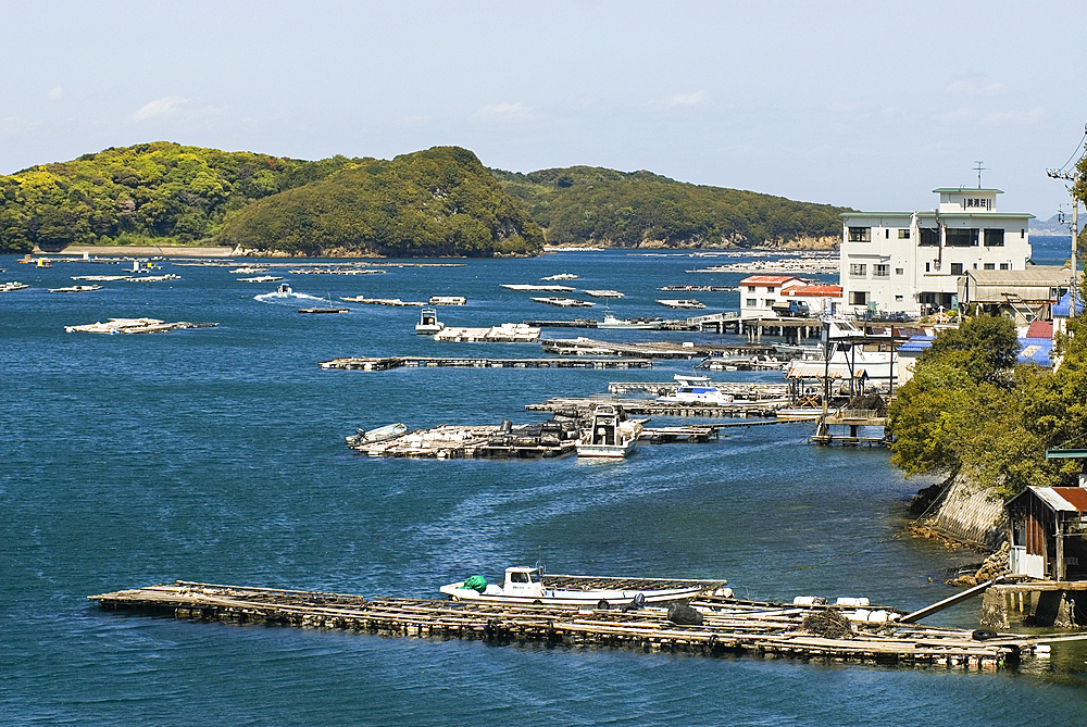 Village in the bay of Toba and its cluster of islets, Ise-Shima National Park, Japan