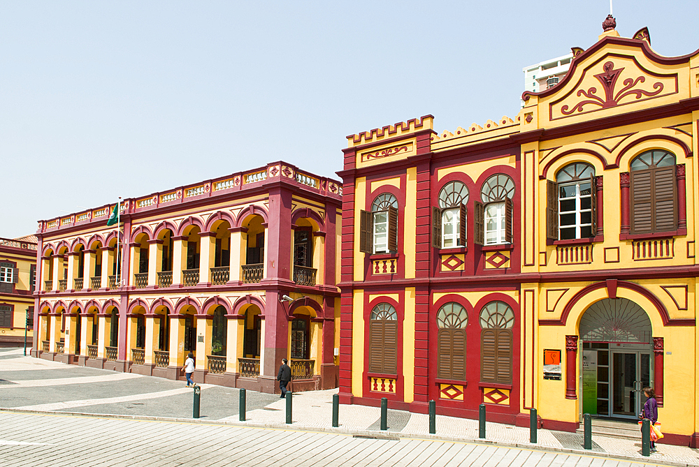 Neo-classical buildings preserved, Tap Seac square,Macau,Special Administrative Region,China,Asia