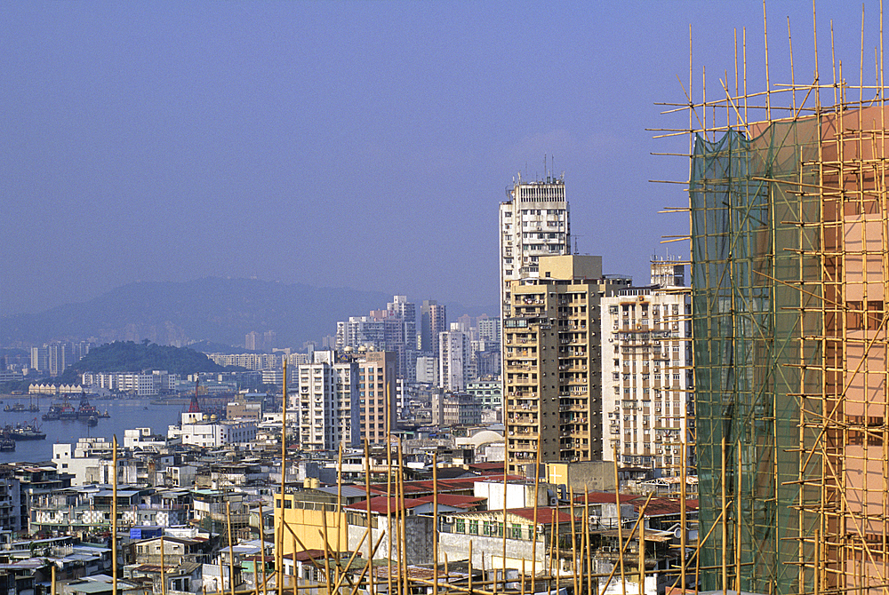 Skyscaper under construction,Macau,Special Administrative Region,China,Asia