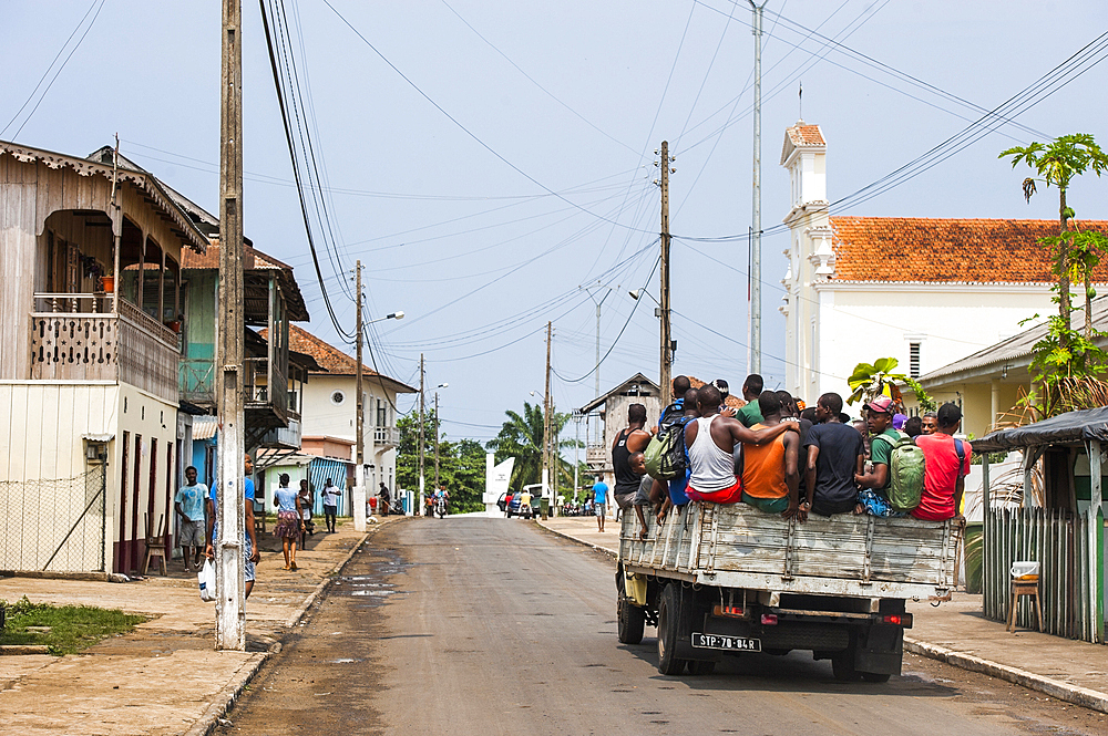 Guadalupe, village in the north part of Sao Tome Island, Republic of Sao Tome and Principe,Africa