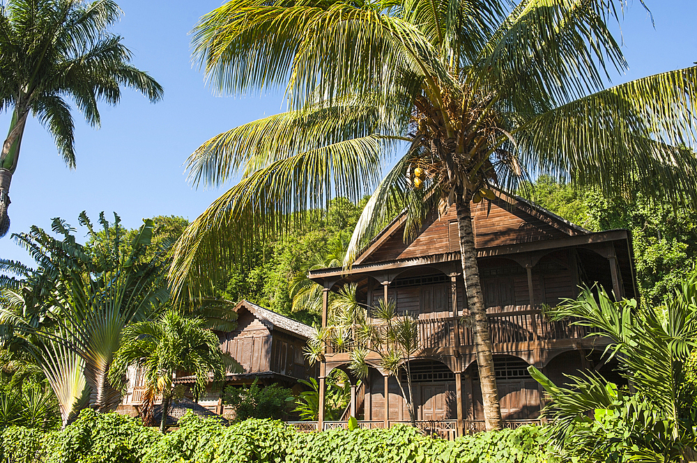 'Tainos Cottages' charming hotel, Deshaies, Basse-Terre, Guadeloupe, overseas region of France,Leewards Islands, Lesser Antilles, Caribbean