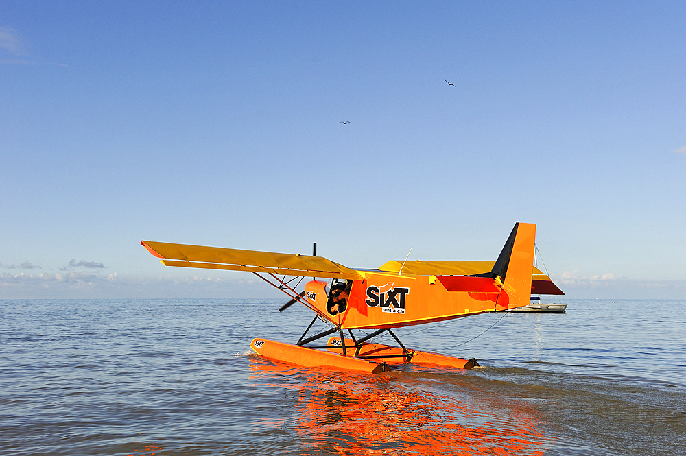 Hydroplane at Sainte-Rose, Basse-Terre, Guadeloupe, overseas region of France,Leewards Islands, Lesser Antilles, Caribbean