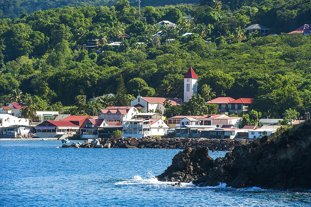 Deshaies, coastal village on Basse-Terre, Guadeloupe, overseas region of France,Leewards Islands, Lesser Antilles, Caribbean