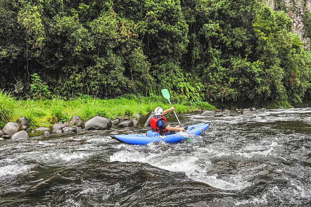 Rafting on the Riviere des Marsouins, Saint-Benoit, Reunion
