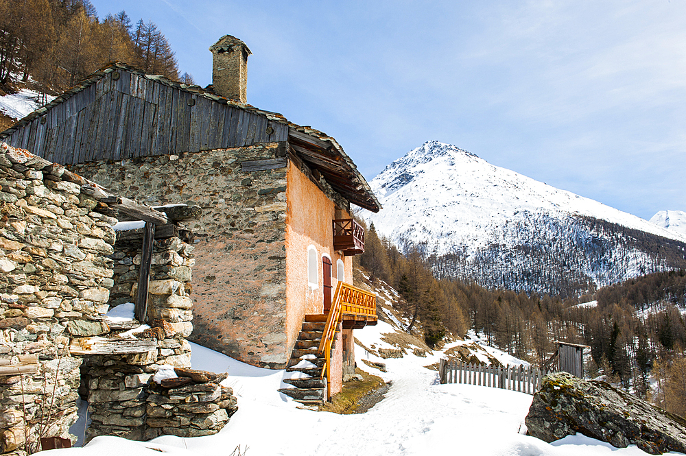 Echaillon locality, Sainte-Foy-Tarentaise,Savoie department,Rhone-Alpes region,France,Europe