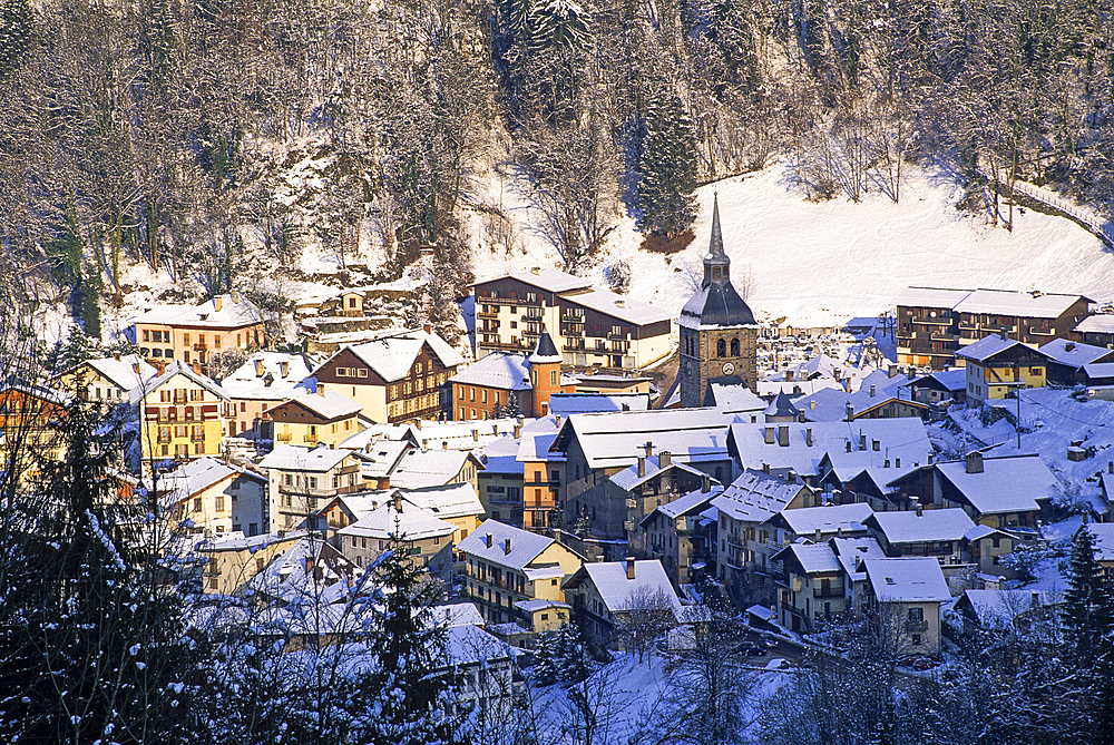 Commune of Beaufort-sur-Doron, Savoie department, Rhone-Alpes region, France, Europe