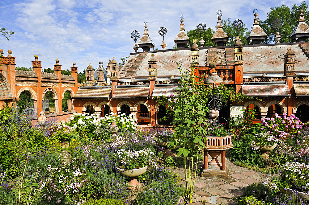 The Secret Gardens, an unusual site at Vaulx, Haute-Savoie department, Rhone-Alpes region, France, Europe