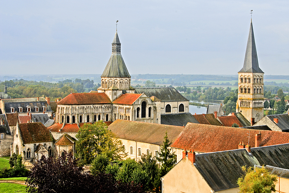 Priory and Our Lady Church,La Charite-sur-Loire, Nievre department, Burgundy region, France, Europe