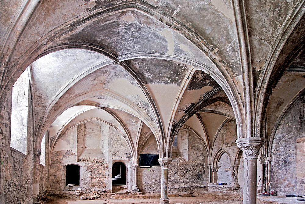Chapterhouse of the Priory Our Lady of La Charite-sur-Loire, Nievre department, Burgundy region, France, Europe