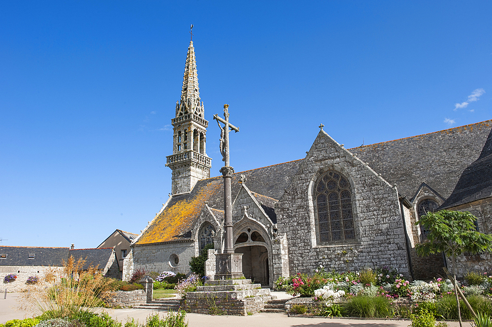 Church of Saint-Cadoan,Poullan-sur-Mer,Finistere department,Brittany region,west of France,western Europe
